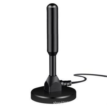 Unutarnja digitalna TV antena, uspravna, s usisnim držačem, HDTV-T, dobitak 10 dBi, TV konektor