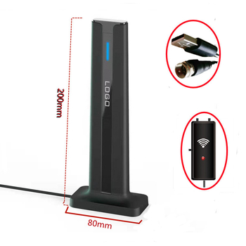 AH-LINK Antenă TV de interior cu amplificator, DVB-T/DTMB, HDTV