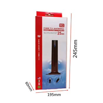 AH-LINK Antenă TV de interior cu amplificator, DVB-T/DTMB, HDTV