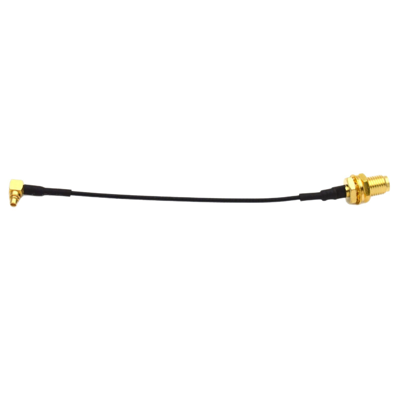 Antenski adapter kabel MMCX muški na SMA ženski, savijeni konektor, RF jumper kabel