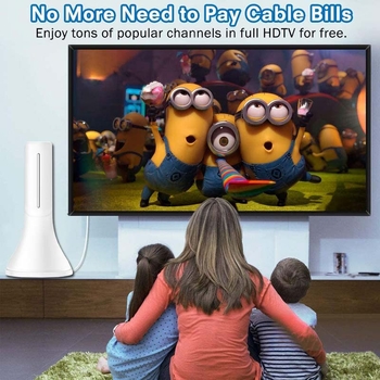 Vnútorná TV anténa pre ATSC HD digitálny príjem – zisk 30 dB, frekvenčné pásma VHF 170–240 MHz / UHF 470–860 MHz, impedancia 75 Ω, SWR ≤ 2.0