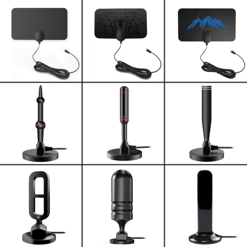 Unutarnja TV antena s pojačalom – 4K zemaljska HDTV, digitalna antena