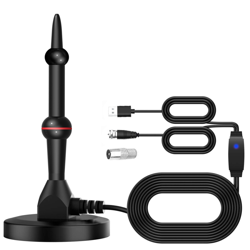 Unutarnja TV antena s pojačalom – 4K zemaljska HDTV, digitalna antena