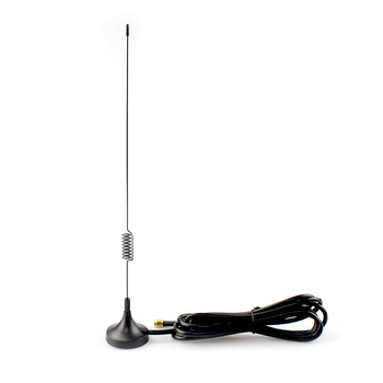 Ārējai/iekšējai lietošanai paredzēta antena ar magnētisku uzmavu un tērauda vadītāju — LORA/NB-IoT/WiFi/4G; 5 dBi, 700–2700 MHz, 50 Ω, SWR ≤ 2.0, 5 V