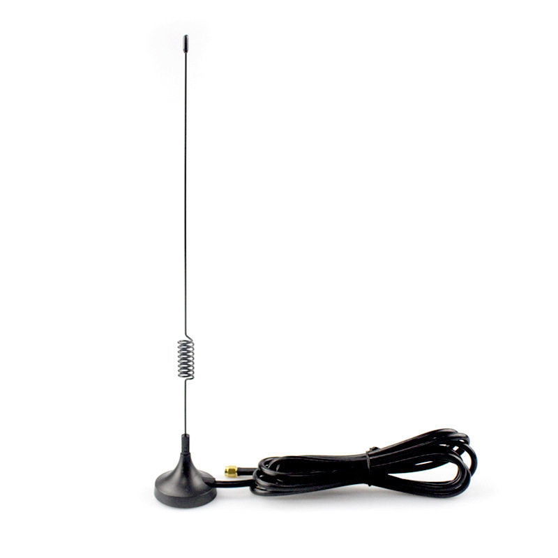 Ārējai/iekšējai lietošanai paredzēta antena ar magnētisku uzmavu un tērauda vadītāju — LORA/NB-IoT/WiFi/4G; 5 dBi, 700–2700 MHz, 50 Ω, SWR ≤ 2.0, 5 V