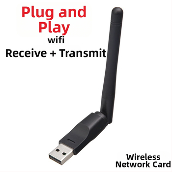 MT7601 USB belaidės tinklo plokštė, 150 Mbps, 2.4 GHz, IEEE 802.11 b/g/n, išorinis mini imtuvas