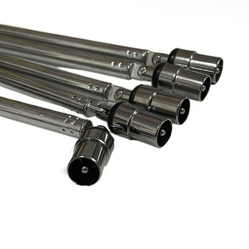 Gorgeous zemes vilnis TV antena ar teleskopisku stieni digitālajai televīzijai un radio