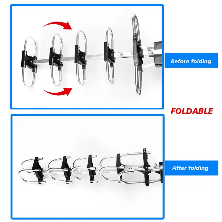 Rotirajuća DTMB digitalna TV antena za zemaljski prijem — visok dobitak