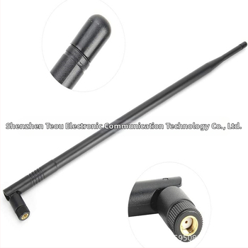 WiFi antena štapić, dvopojasna 2.4/5.8 GHz, omni-direkcionalna, dobitak 10 dBi, impedancija 50 Ω, SWR ≤ 1.2