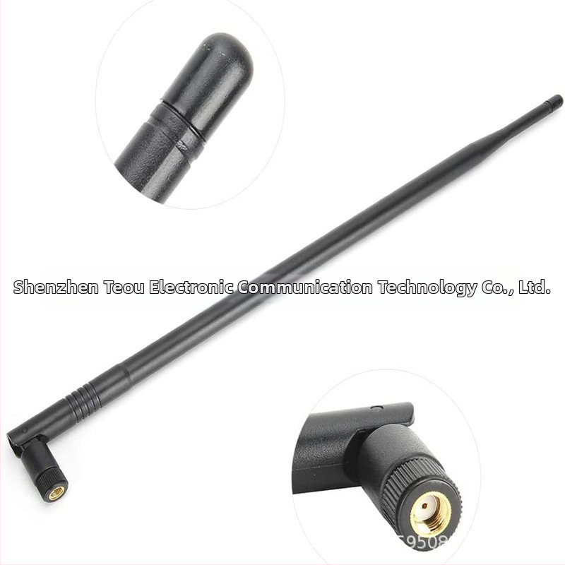 WiFi antena štapić, dvopojasna 2.4/5.8 GHz, omni-direkcionalna, dobitak 10 dBi, impedancija 50 Ω, SWR ≤ 1.2