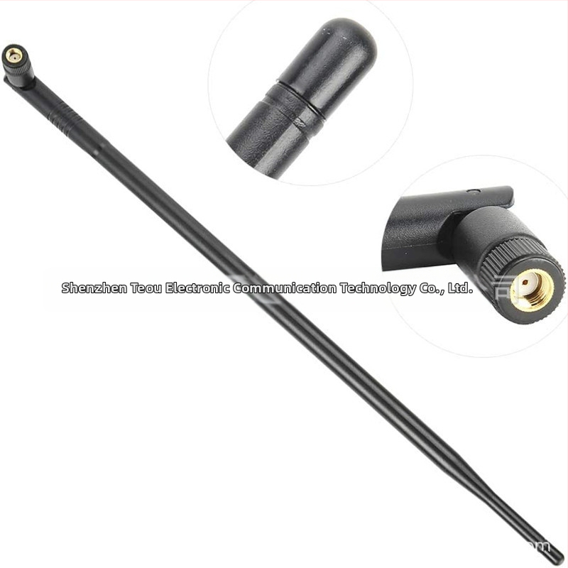 WiFi antena štapić, dvopojasna 2.4/5.8 GHz, omni-direkcionalna, dobitak 10 dBi, impedancija 50 Ω, SWR ≤ 1.2