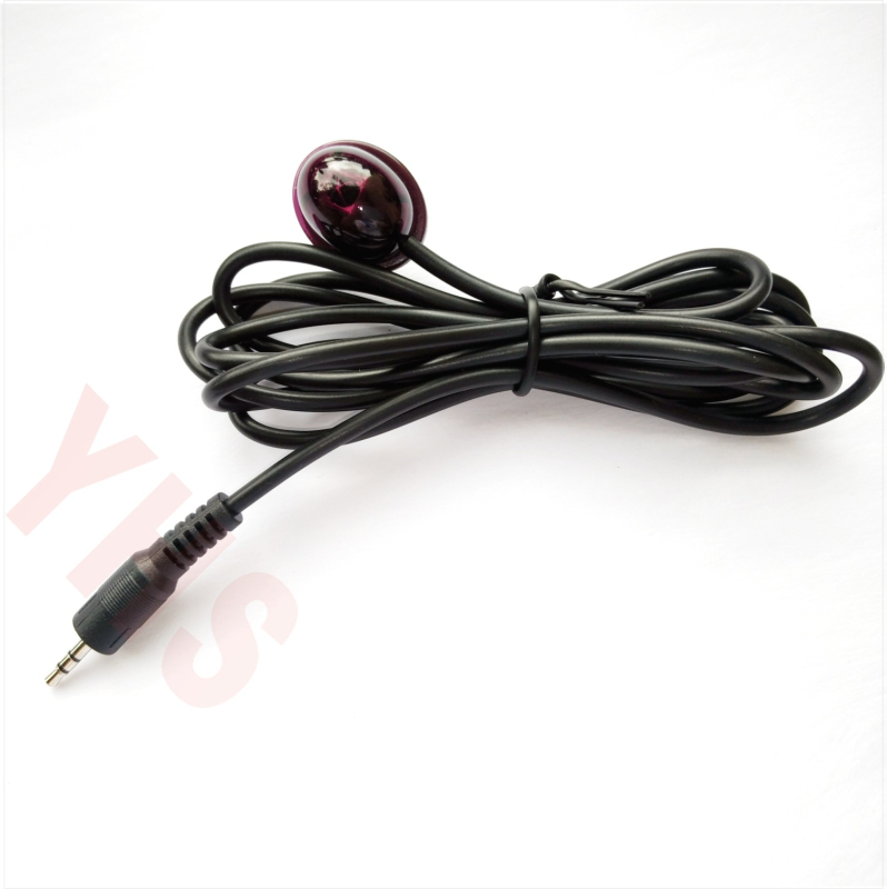 Infrasarkanais paplašinājuma kabelis set-top boxam — optiskais uztvērējs, modelis D13-1.5M-3.5 interfeiss, tālais IR, nepārtraukta darbība, plašs pārraidīšanas kanāls, augsta ātruma