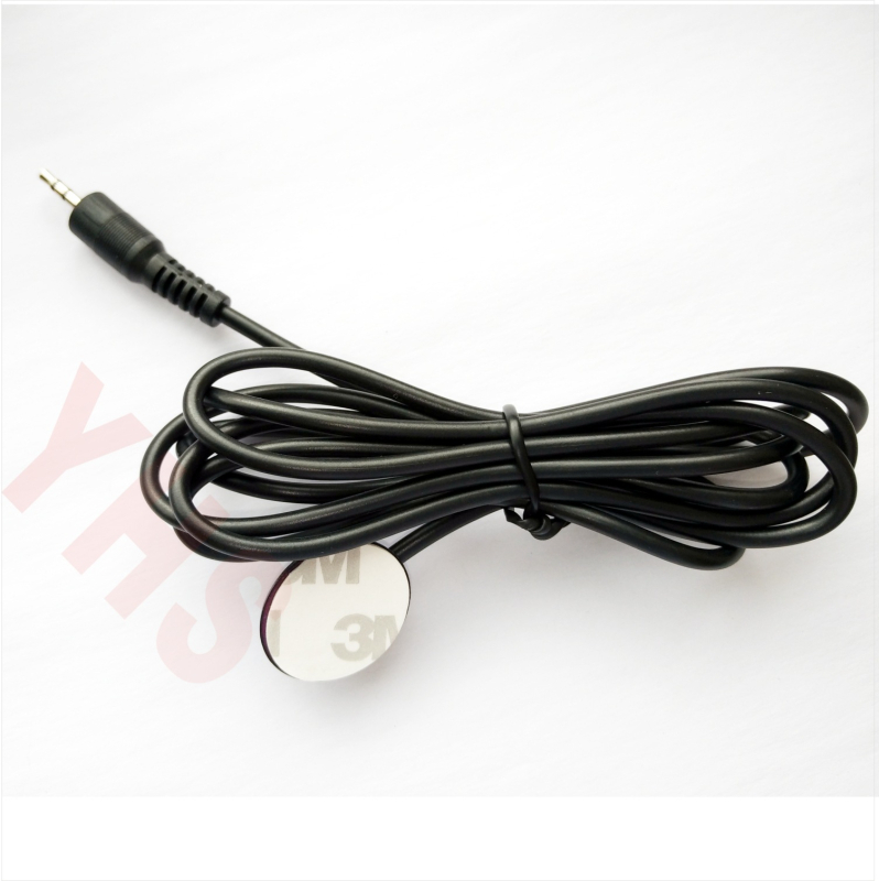 Infrasarkanais paplašinājuma kabelis set-top boxam — optiskais uztvērējs, modelis D13-1.5M-3.5 interfeiss, tālais IR, nepārtraukta darbība, plašs pārraidīšanas kanāls, augsta ātruma