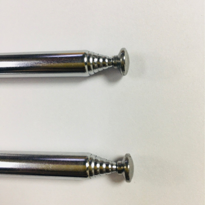 Teleskopiskā antena HW 7183-7 ar ārējo vītni M4, 360° griešanās, TV lietošanai