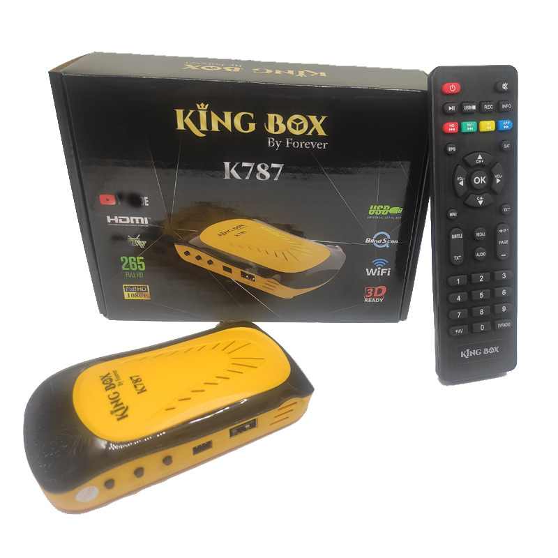 DVB-S2 HD TV set-top box ar H.265, 1920x1080, divkodolu GX6605H, USB/HDMI