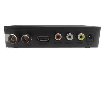 DVB-T2 HDTV Set-Top Box FTA uztvērējs ar H.264, 1920x1080, USB/HDMI/AV, 512MB RAM, ECOS operētājsistēma