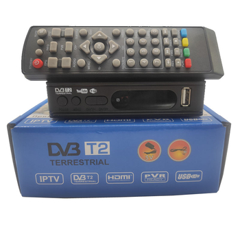 DVB-T2 HDTV Set-Top Box FTA uztvērējs ar H.264, 1920x1080, USB/HDMI/AV, 512MB RAM, ECOS operētājsistēma