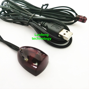 Lanfeng/lfn USB infrarozes uztvērējs set-top kastēm ar IR pagarinājuma kabeli, plug-and-play