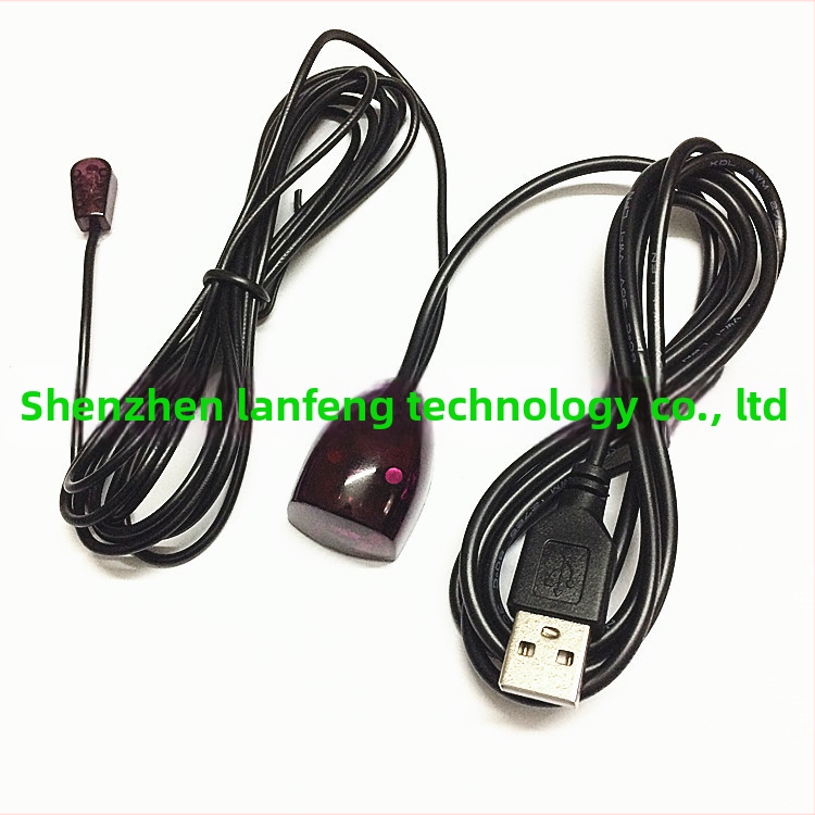 Lanfeng/lfn USB infrarozes uztvērējs set-top kastēm ar IR pagarinājuma kabeli, plug-and-play