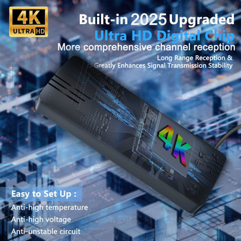 2025 digitalna TV antena za unutarnju i vanjsku upotrebu, vodootporna, ATSC prijemnik