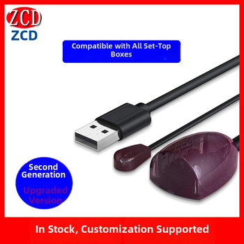 Kabeļu televīzijas set-top kaste ar infrred kopīgu attālināto vadības atkārtošanas iekārtu, pagarināšanas kabelis uztvērējs — ZCD zīmols, līnijas platums 3000, svars 40,8 g