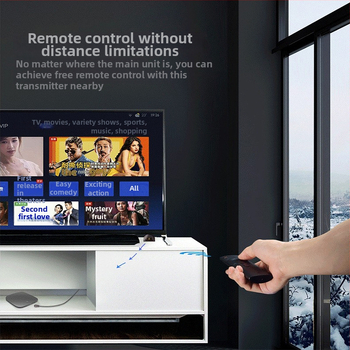 Kabeļu televīzijas set-top kaste ar infrred kopīgu attālināto vadības atkārtošanas iekārtu, pagarināšanas kabelis uztvērējs — ZCD zīmols, līnijas platums 3000, svars 40,8 g