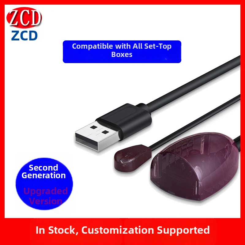 Kabeļu televīzijas set-top kaste ar infrred kopīgu attālināto vadības atkārtošanas iekārtu, pagarināšanas kabelis uztvērējs — ZCD zīmols, līnijas platums 3000, svars 40,8 g