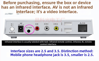 IR uztvērējs set-top kastēm, optiskais uztvērējs, tālais infrarālais diapazons, 940 nm, interfeiss 2.5, vienkanālu