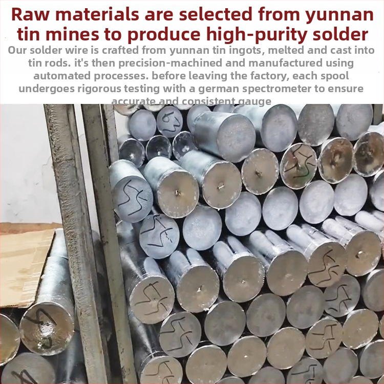 Lodēšanas vads Sn63Pb37 ar rosin flux, zema temperatūra 183°C, darba temperatūra 310±20°C
