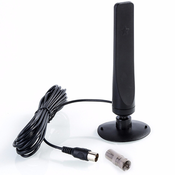 Unutarnja TV antena, mini, HD digitalna, s pojačanjem od 12 dB