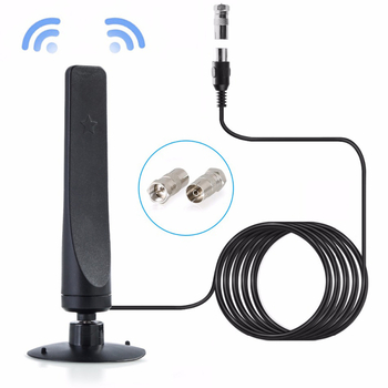 Unutarnja TV antena, mini, HD digitalna, s pojačanjem od 12 dB