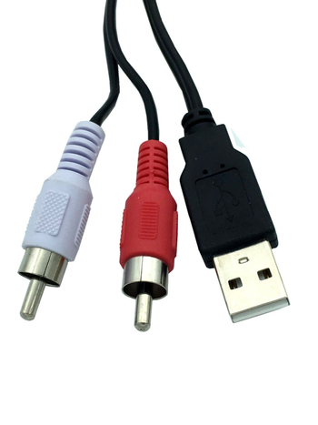 USB į AV adapterio kabelį su 3RCA, USB 2.0, modelis YR-AV-181, TV