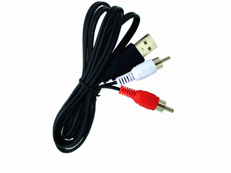 USB į AV adapterio kabelį su 3RCA, USB 2.0, modelis YR-AV-181, TV