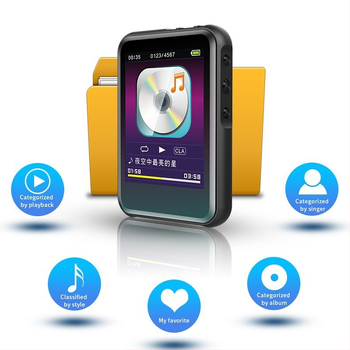Mitmefunktsiooniline MP3/MP4-mängija HD-ekraaniga, helisalvestus, FM-raadio, Bluetooth, USB 2.0