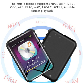 Mitmefunktsiooniline MP3/MP4-mängija HD-ekraaniga, helisalvestus, FM-raadio, Bluetooth, USB 2.0