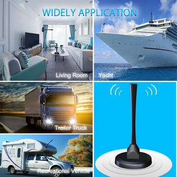 Digitális TV antenna beltéri használatra, mágneses szívófej és ATSC vevő