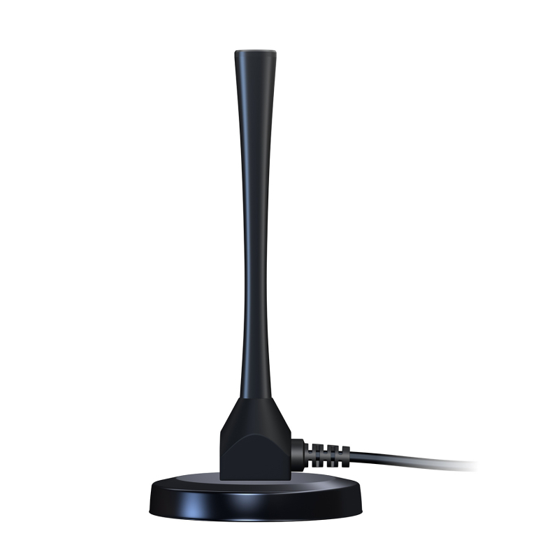 Digitális TV antenna beltéri használatra, mágneses szívófej és ATSC vevő