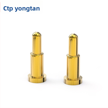 Pogopin ar plakanu dibenu, antenas spraude, uzlādes spraude, vadāms atsperpin, signāla pārraide 5 μm