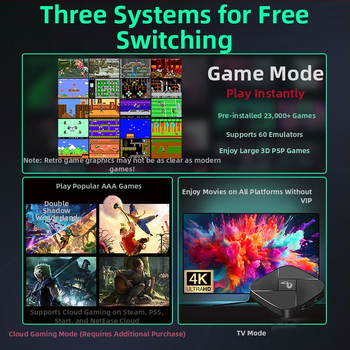 Nostalģiskā arkādes konsole ar dubultu sistēmu – Android OS, 8GB atmiņa, HDMI, Bezvadu, 2 spēlētāji, Modeļa S9