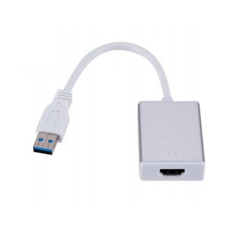 USB 3.0 HDMI adapterio kabelis su tvarkykle, USB į HDMI iš kompiuterio į TV, 1080p keitiklis, vario branduolys
