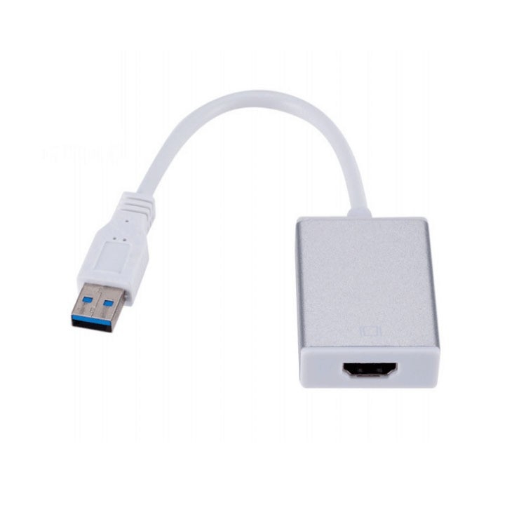 USB 3.0 HDMI adapterio kabelis su tvarkykle, USB į HDMI iš kompiuterio į TV, 1080p keitiklis, vario branduolys