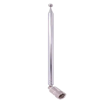 FM stieņa antena, nerūsējošais tērauds, teleskopiska, pagriezama, FM un DAB radio antena