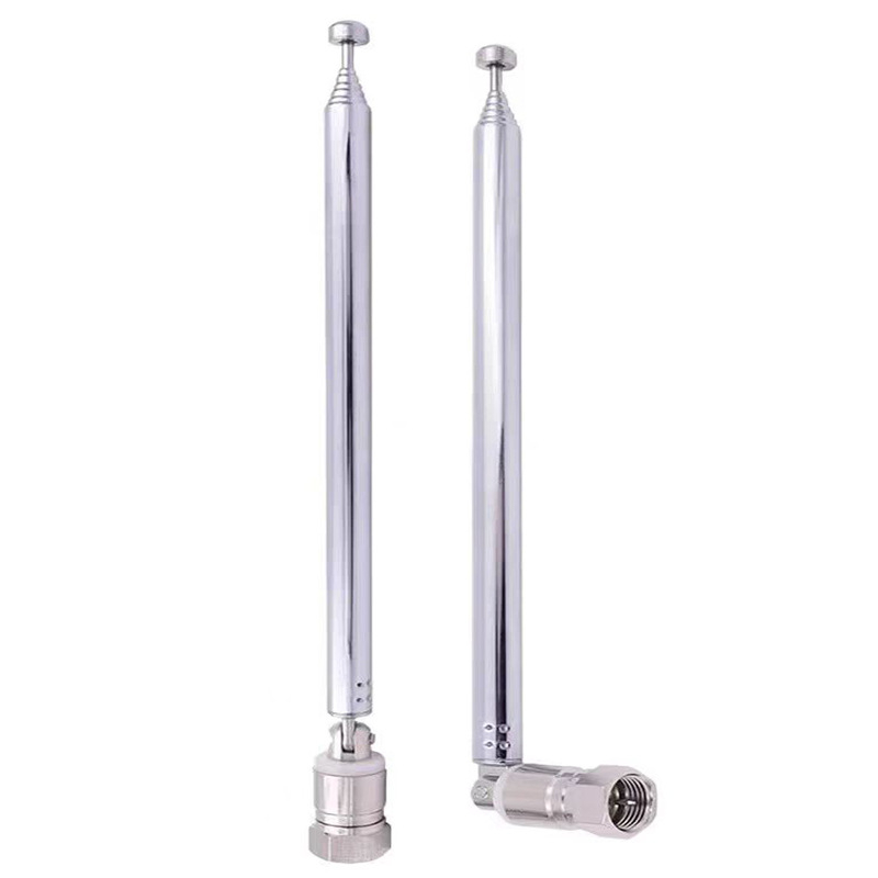 FM stieņa antena, nerūsējošais tērauds, teleskopiska, pagriezama, FM un DAB radio antena