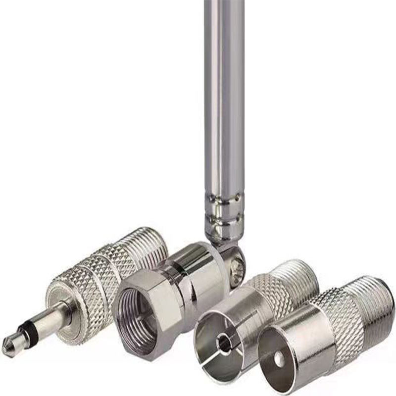 FM stieņa antena, nerūsējošais tērauds, teleskopiska, pagriezama, FM un DAB radio antena