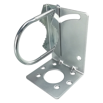 Logaritminio periodo antenos laikiklis su L formos tvirtinimu ir U formos žiedas, reguliuojamas kampas, 12 dBi naudingumas, 800–2700 MHz, 50 Ω, SWR ≤1.5, 50 V