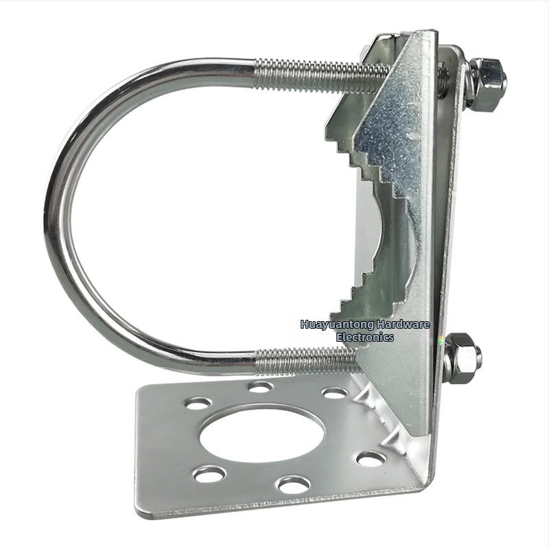 Logaritmiska perioda antenas stiprinājums ar L-veida turētāju un U-veida riņķi, regulējams leņķis, 12 dBi ieguvums, 800–2700 MHz, 50 Ω, SWR ≤1.5, 50 V