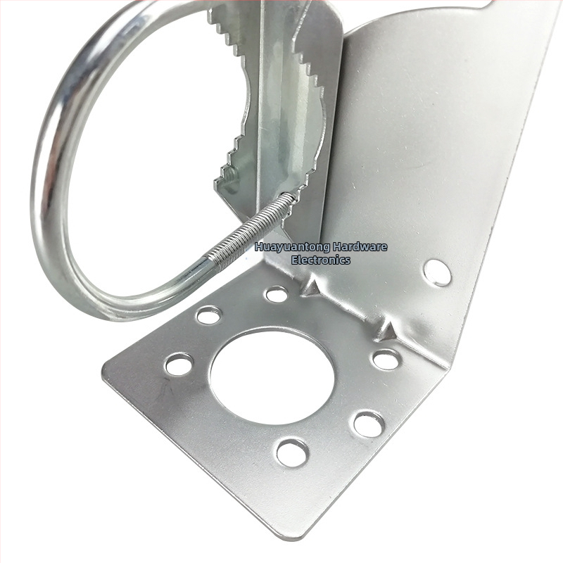 Logaritmiska perioda antenas stiprinājums ar L-veida turētāju un U-veida riņķi, regulējams leņķis, 12 dBi ieguvums, 800–2700 MHz, 50 Ω, SWR ≤1.5, 50 V