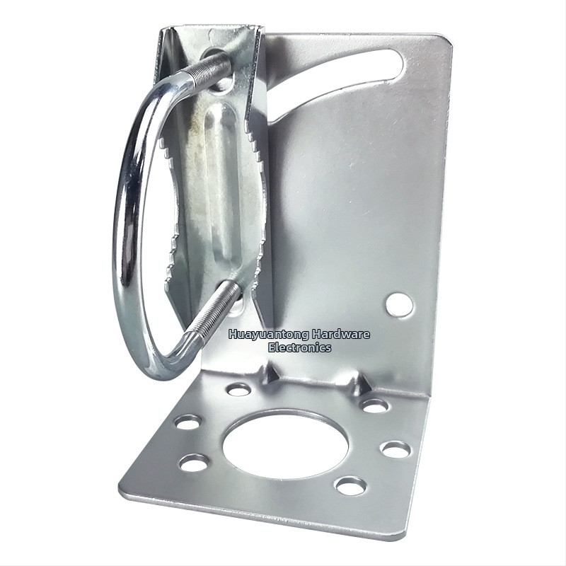 Logaritmiska perioda antenas stiprinājums ar L-veida turētāju un U-veida riņķi, regulējams leņķis, 12 dBi ieguvums, 800–2700 MHz, 50 Ω, SWR ≤1.5, 50 V