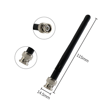 Microfon fără fir 690–700 MHz, conector BNC, antenă din plastic pliabilă, UHF, pentru sala de conferințe