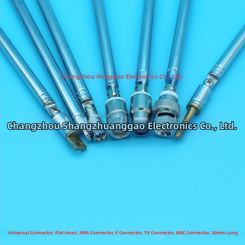 Telekopēta radio antena, modelis 7120BNC, BNC savienotājs, frekvence 433 MHz, pretestība 75 Ω